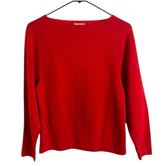 Lafayette 148 Red Sweater - Picture 1 of 3